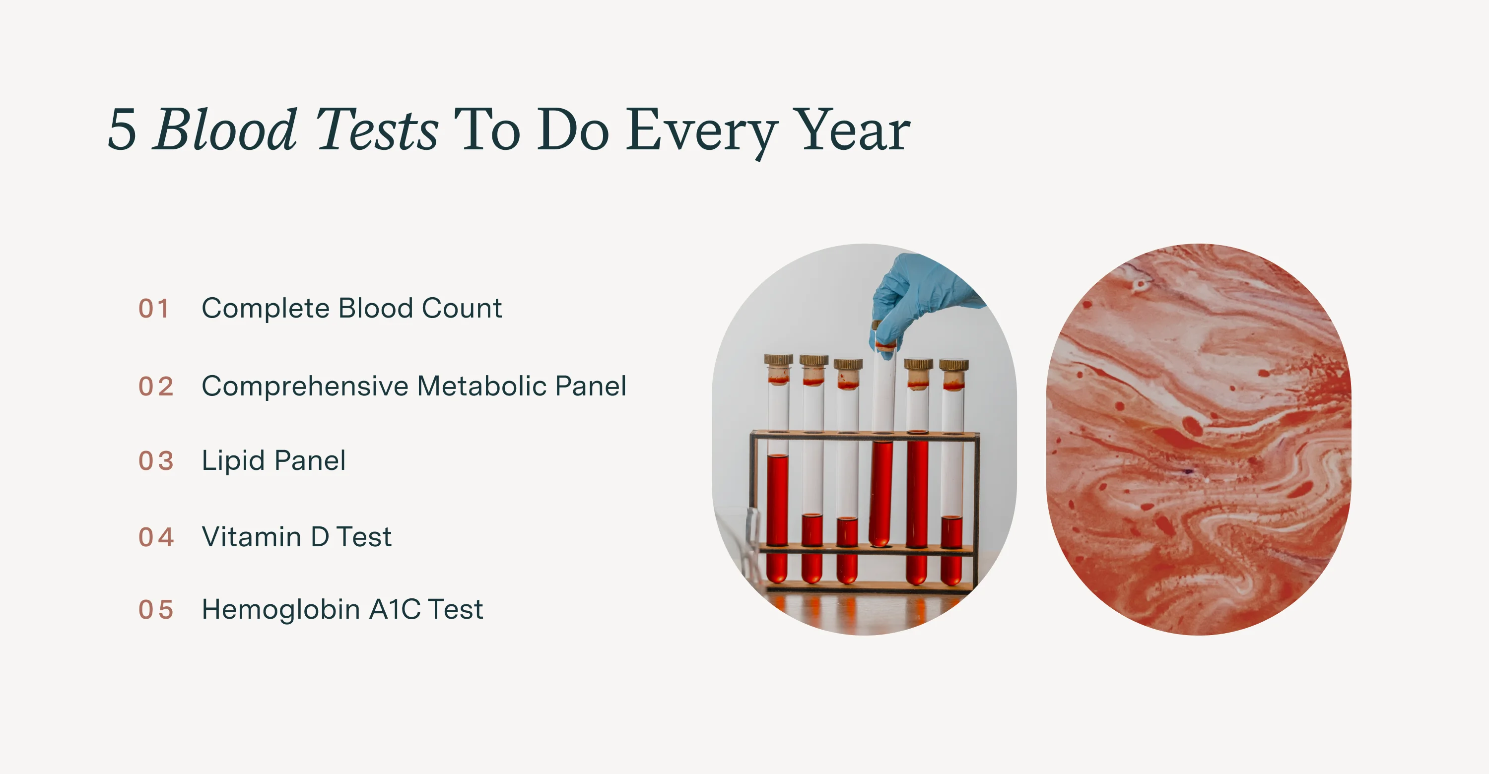 5 blood tests to do every year